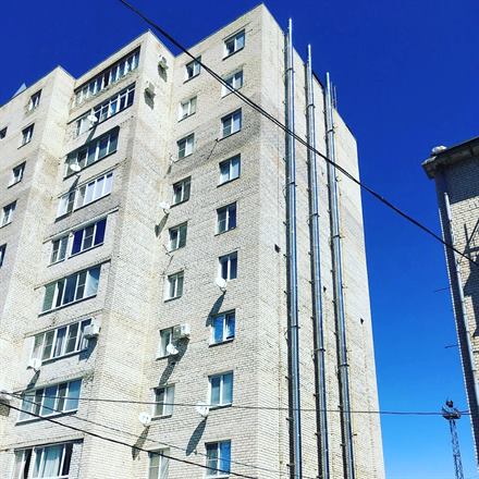 Сэндвич дымоход (утеплённый) из нержавеющей стали — фото с объекта